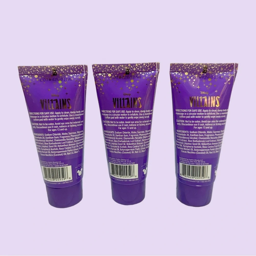 Disney Villains Grape Scented Purple Body Scrub
